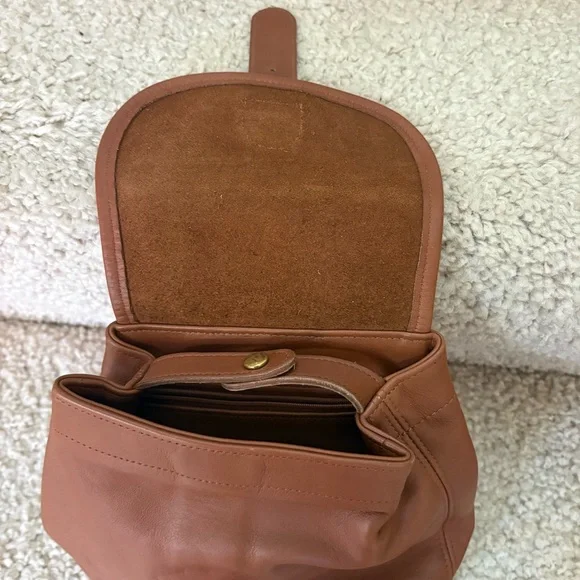 Vintage Coach Bantam Bag Small Convertible Backpack British Tan United States - Picture 9 of 14